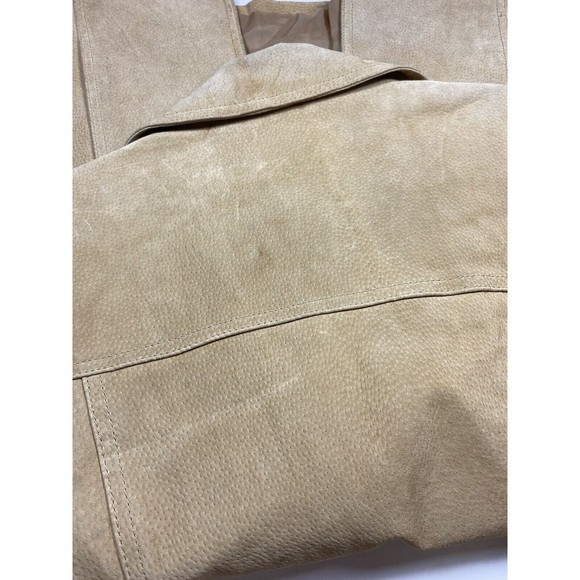 Women's Tan Leather Jacket - Picture 10 of 16